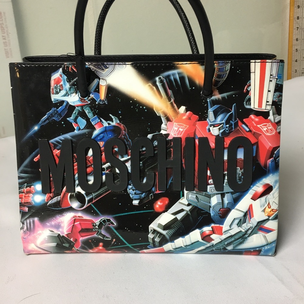 COPY - Moschino x Transformers Leather Dragon Tote
